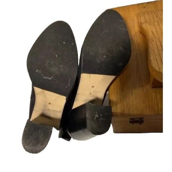 Splendid Women Boots Soft Leather Rocker 8 Heels Black 3.5” Heals Vibram - Picture 6 of 12